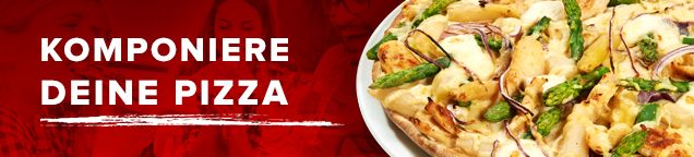 Komponiere deine eigene Pizza